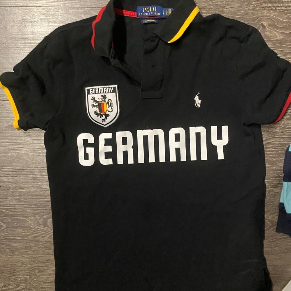 black Germany polo shirt
